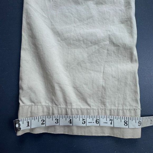 Eddie Bauer Pants Women's Size 8 Petite Khaki Stretch Straight Leg Chino Casual - Picture 11 of 12